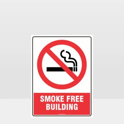 Prohibition Smoke Free Building Sign