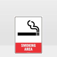 Prohibition Smoking Area Sign