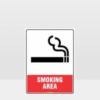Prohibition Smoking Area Sign