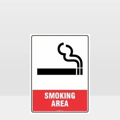 Prohibition Smoking Area Sign