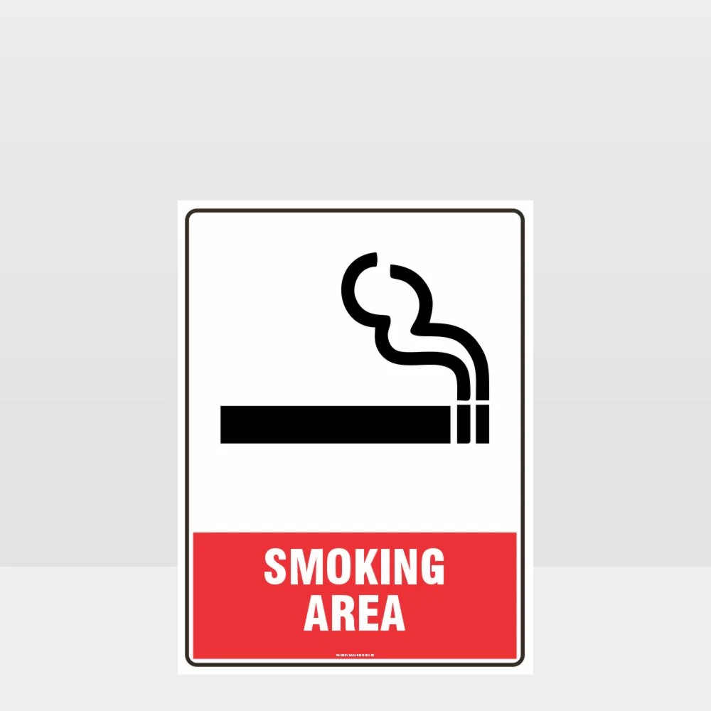 Prohibition Smoking Area Sign