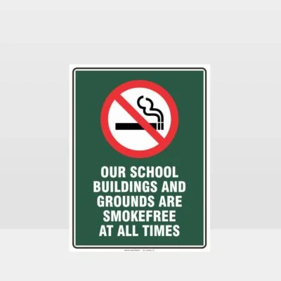 Prohibition School Grounds Smokefree Sign