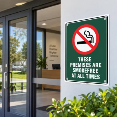 These Premises Are Smokefree At All Times Sign NZ