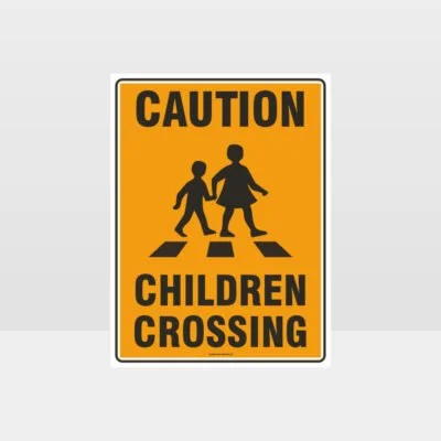 Caution Children Crossing Sign