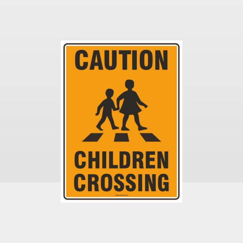Caution Children Crossing Sign