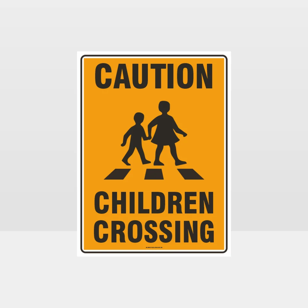 Caution Children Crossing Sign