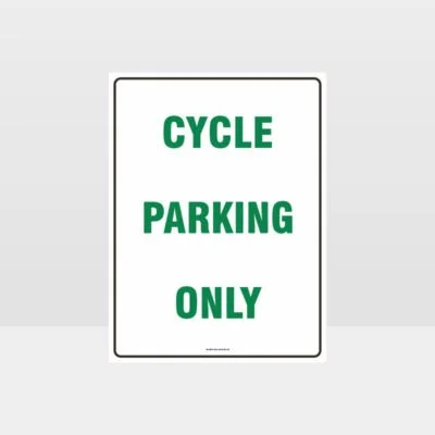 Cycle Parking Only Sign
