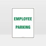 Employee Parking Sign