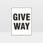 Give Way Sign