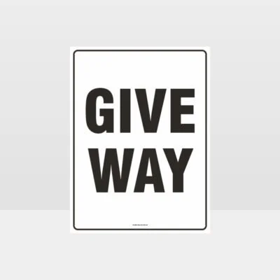 Give Way Sign