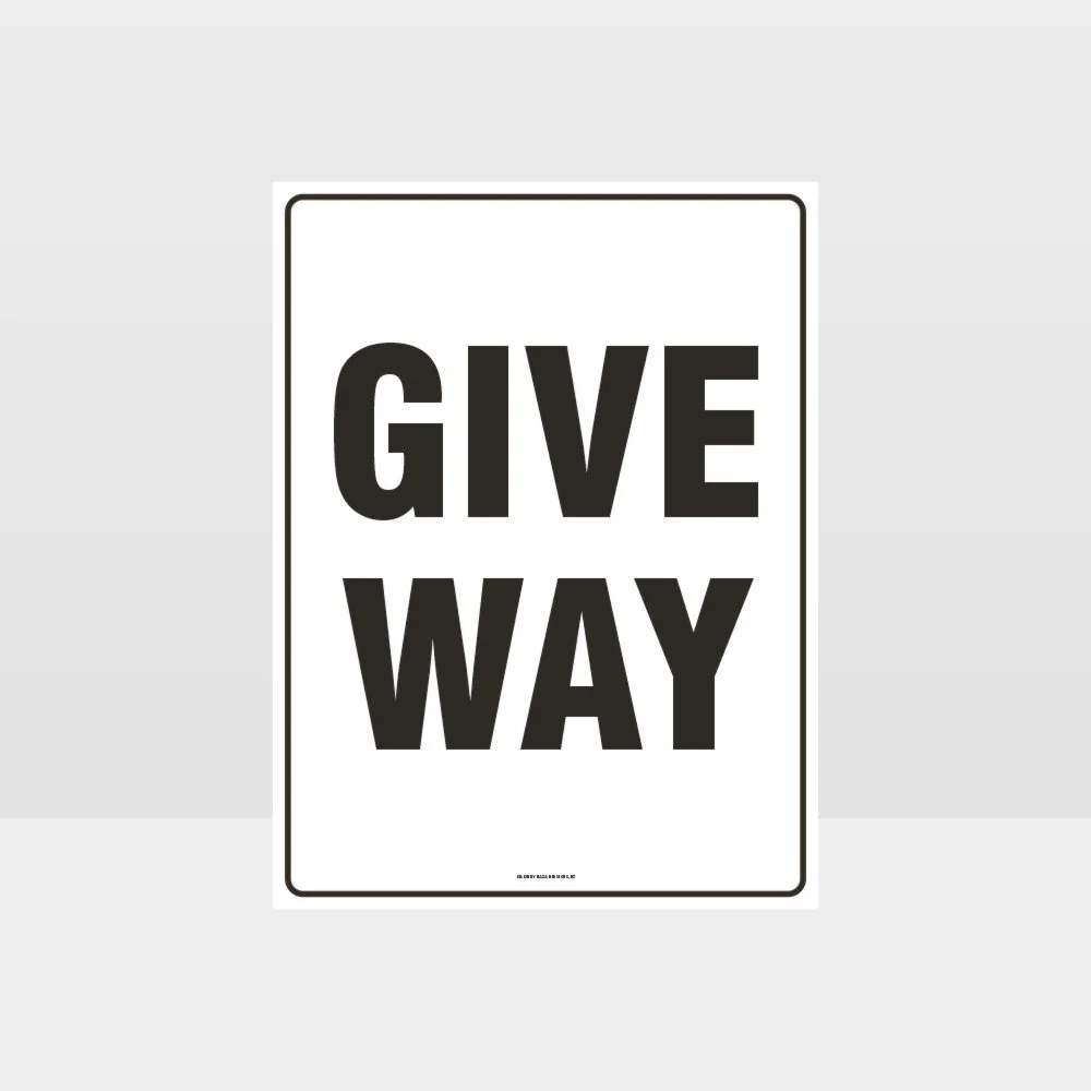 Give Way Sign