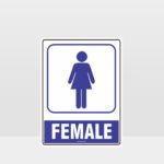 Female Toilet Symbol Sign
