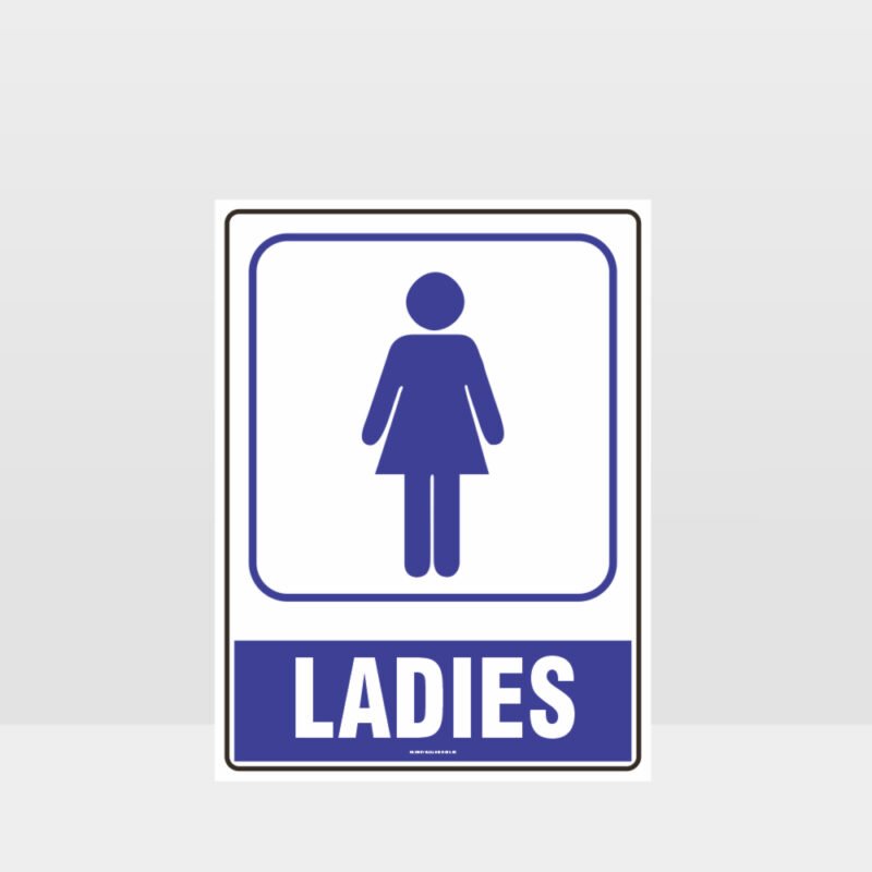 Ladies Toilet Symbol Sign