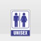 Unisex Toilet Symbol Sign