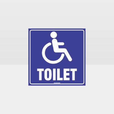 Accessible Toilets Sign 2
