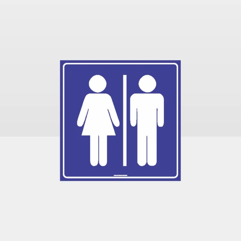 Male And Female Toilets Sign
