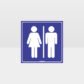Male And Female Toilets Sign