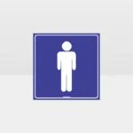 Male Toilets Sign