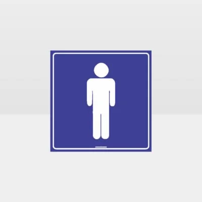 Male Toilets Sign