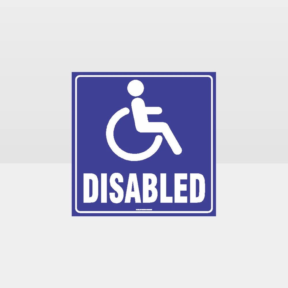 Disabled Toilet Sign