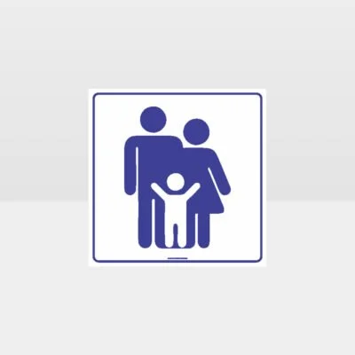 Family Toilets Symbol Sign