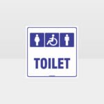 Male Female Accessible Toilets Sign 2