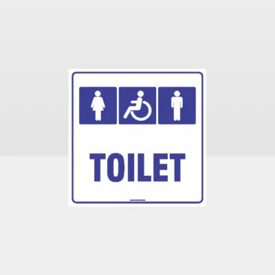 Male Female Accessible Toilets Sign 2