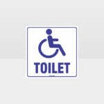 Accessible Toilet Sign