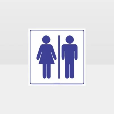 Male And Female Toilets Sign