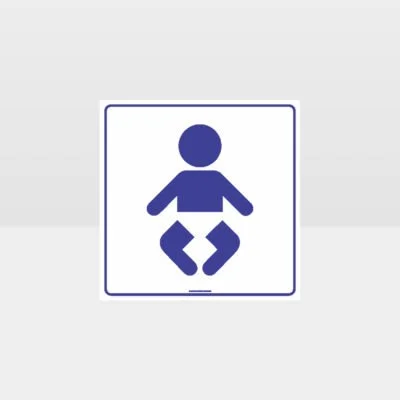 Nursery White background Sign