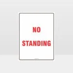 No Standing Sign