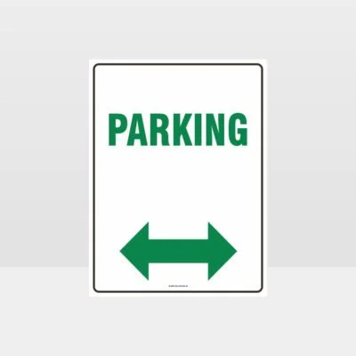 Parking Left And Right Arrow Sign