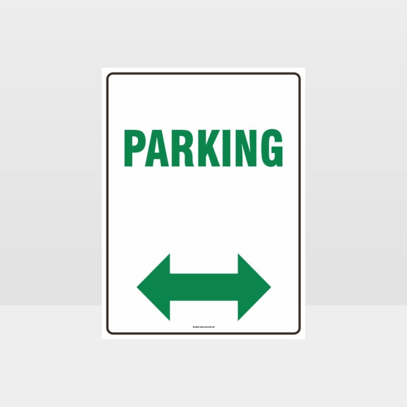 Parking Left And Right Arrow Sign