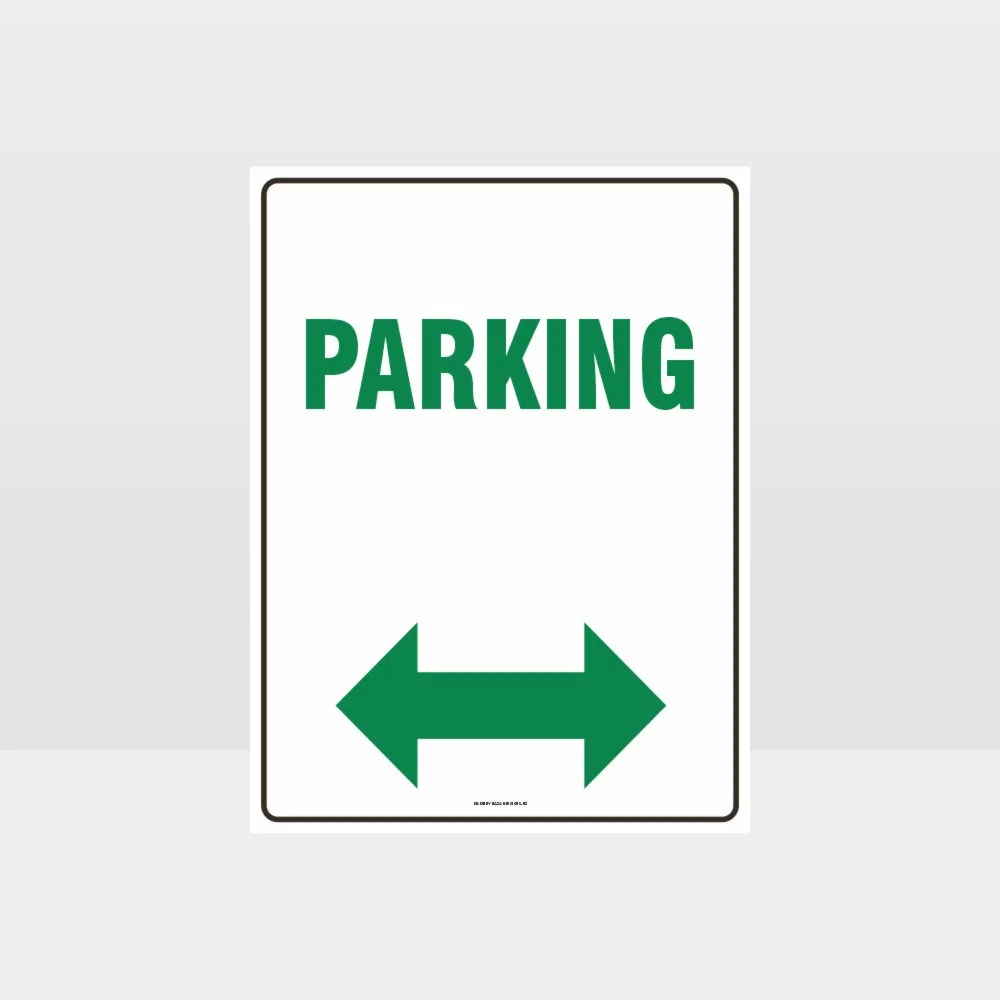 Parking Left And Right Arrow Sign