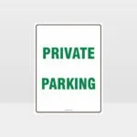 Private Parking Sign
