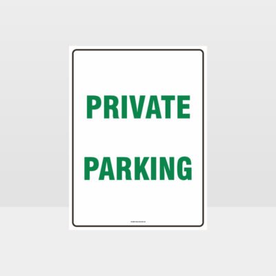 Private Parking Sign