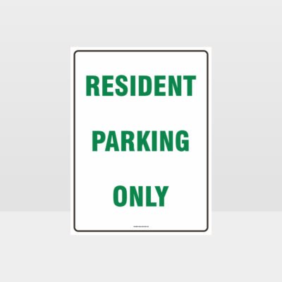 Residents Parking Sign