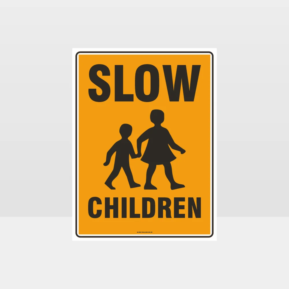 Slow Children Sign