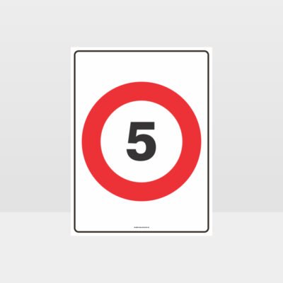 5 KPH Speed Sign