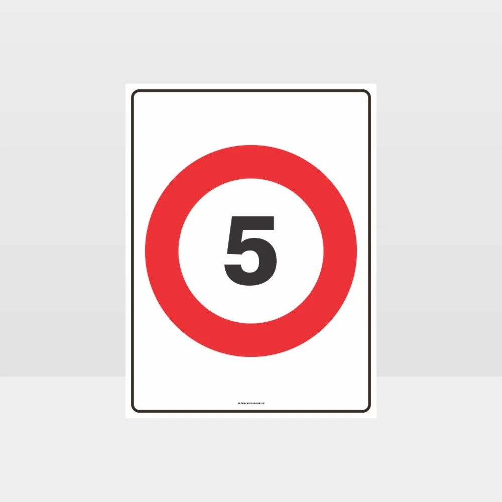 5 KPH Speed Sign