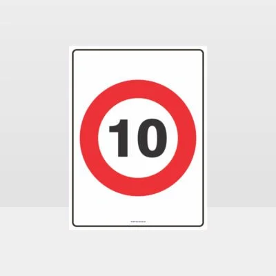 10 KPH Speed Sign