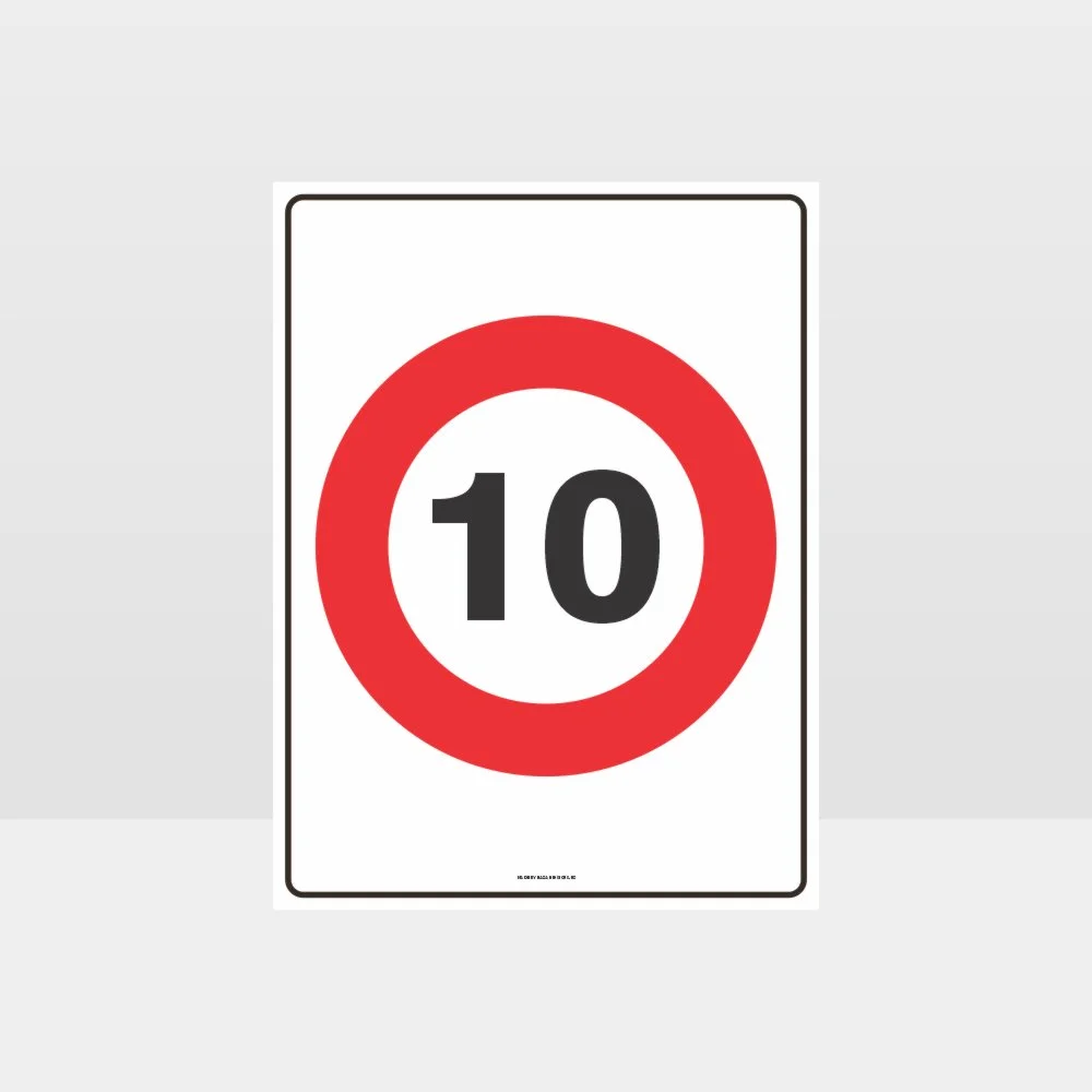 10 KPH Speed Sign