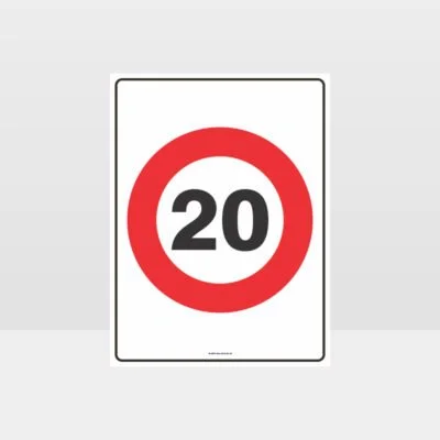 20 KPH Speed Sign