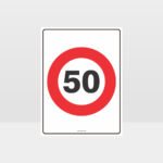 50 KPH Speed Sign