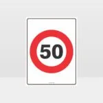 50 KPH Speed Sign