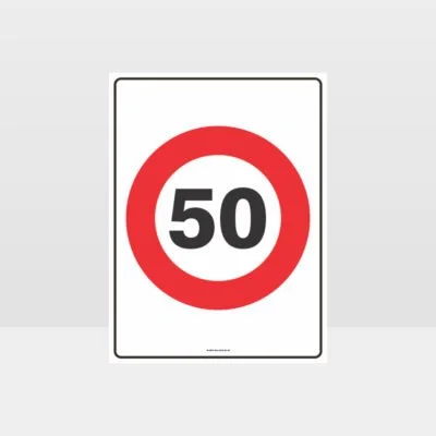 50 KPH Speed Sign