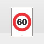 60 KPH Speed Sign