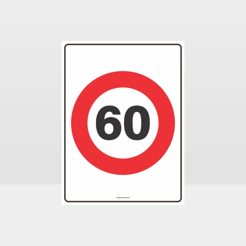 60 KPH Speed Sign