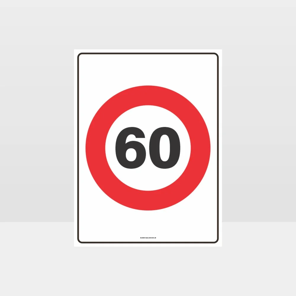60 KPH Speed Sign