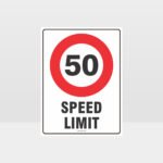50 KPH Speed Limit Sign